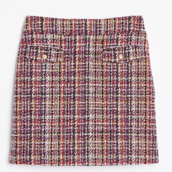 NWT Tweed Shift Skirt 10 - Picture 1 of 8